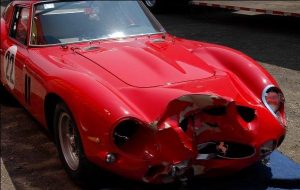 ferrari 250 gto destroyed after the race
