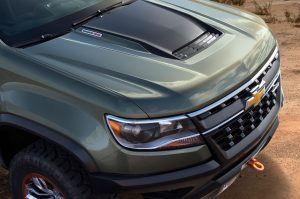 Hood Of The 2015 Chevrolet Colorado