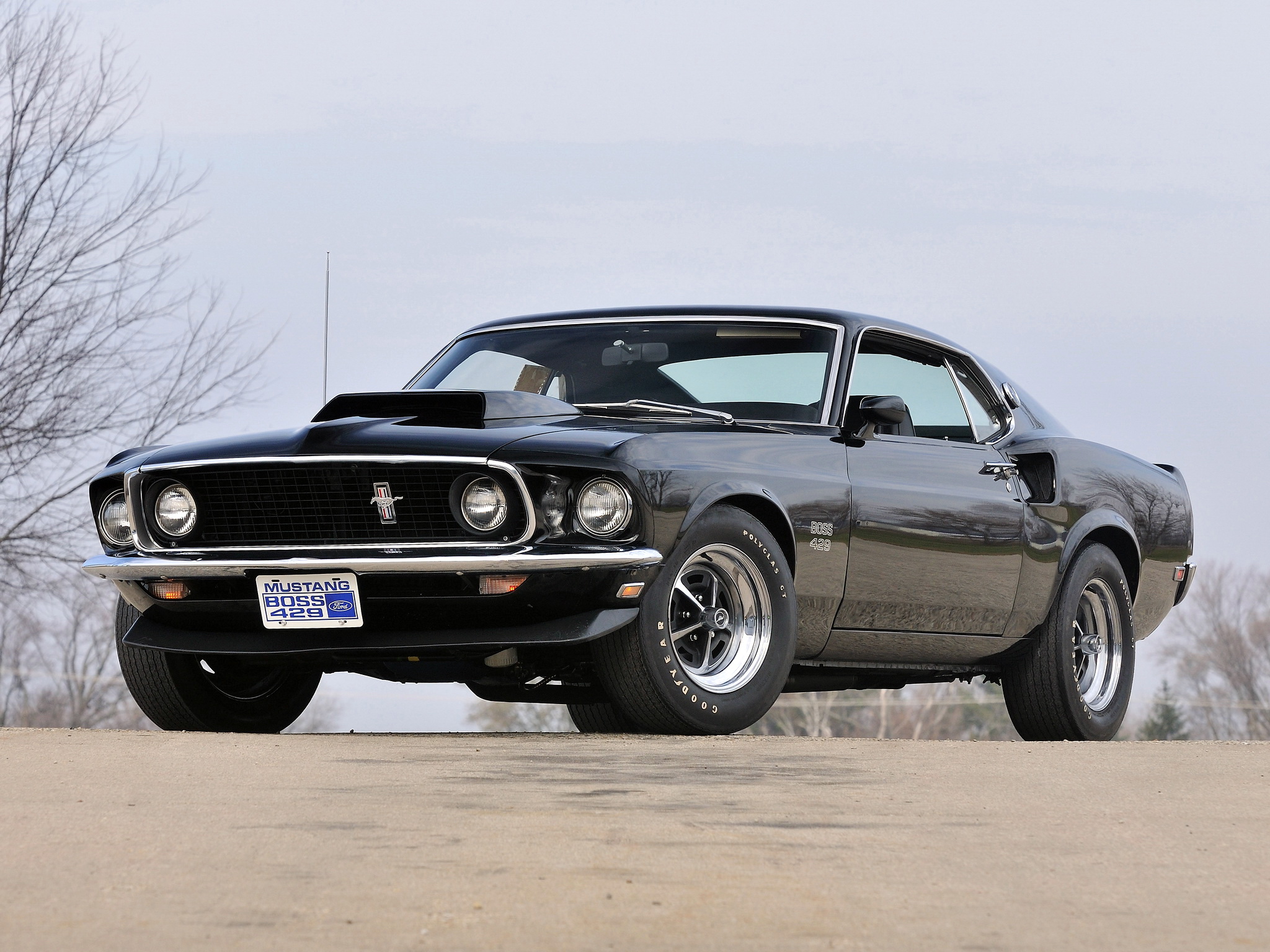1969 Boss 429 Mustang black