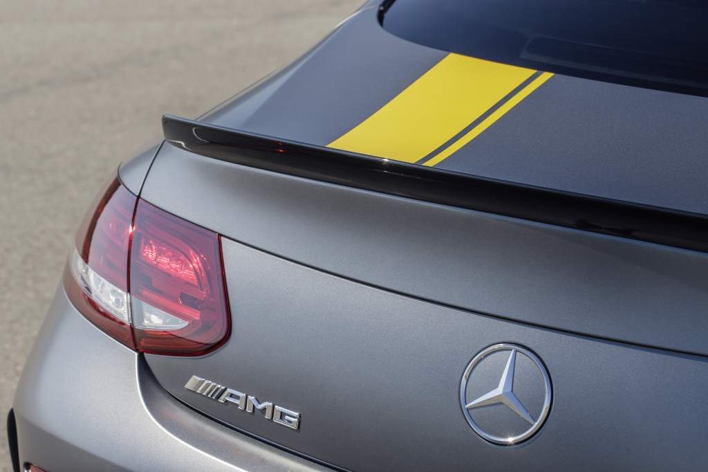 Mercedes C63 Edition 1 AMG Coupe Rear Spoiler