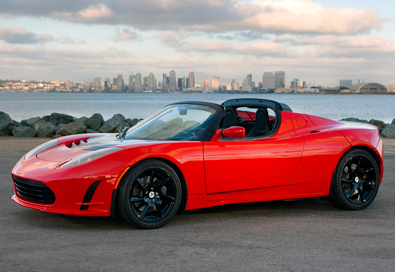2010 Tesla Roadster Sport; top car design rating and specifications