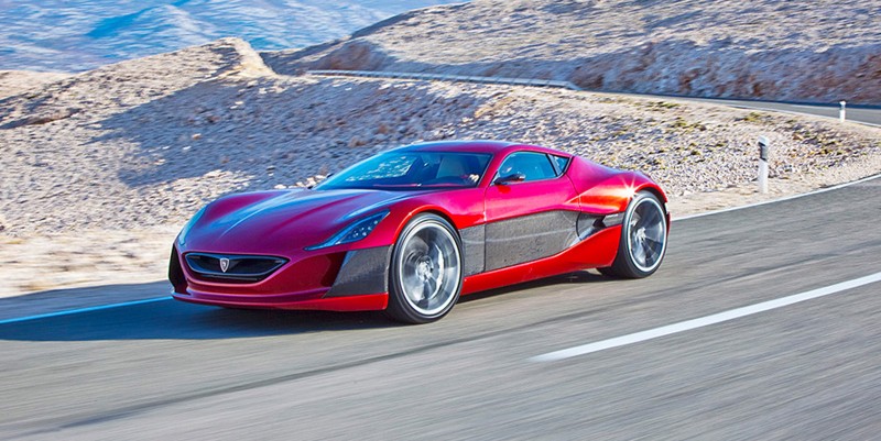 Rimac Concept One Driving