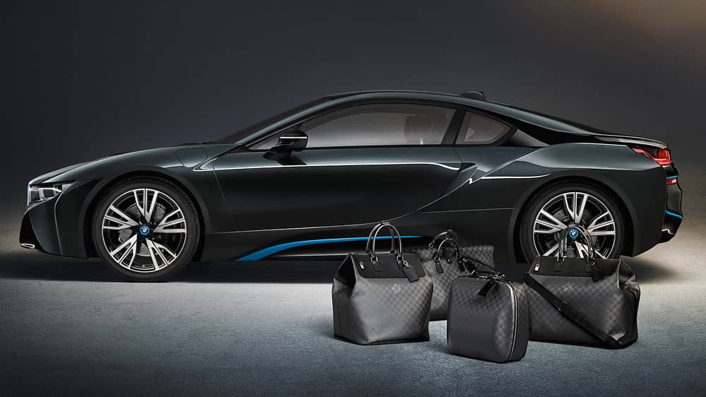 BMW i8 Custom Louis Vuitton Luggage Set
