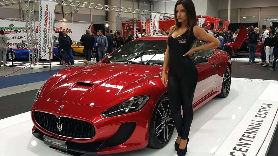 hottest car show models - Rome Italy Show