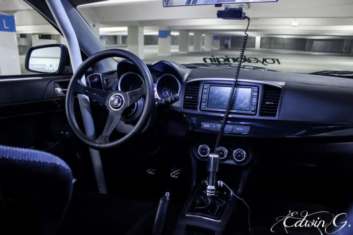2013 Mitsubishi EVO from Furious 7 - Interior