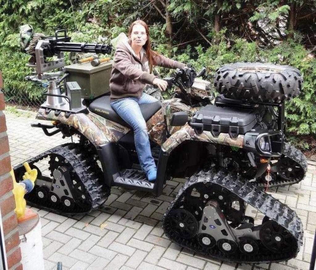 The ATV can be a formidable redneck ride