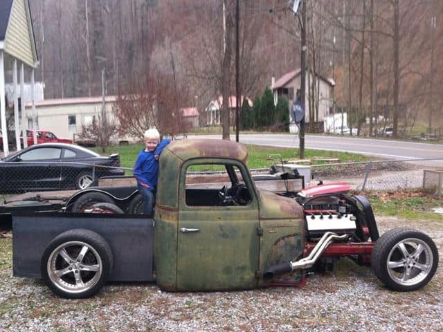 This Ford Mustang has been transformed into a modern day rat rod!