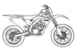 Dirt Bike Drawing