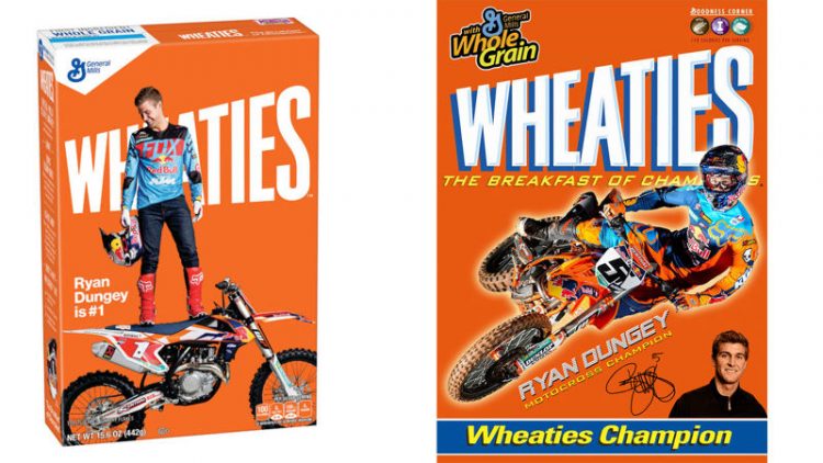Ryan Dungey On A Wheaties Cereal Box