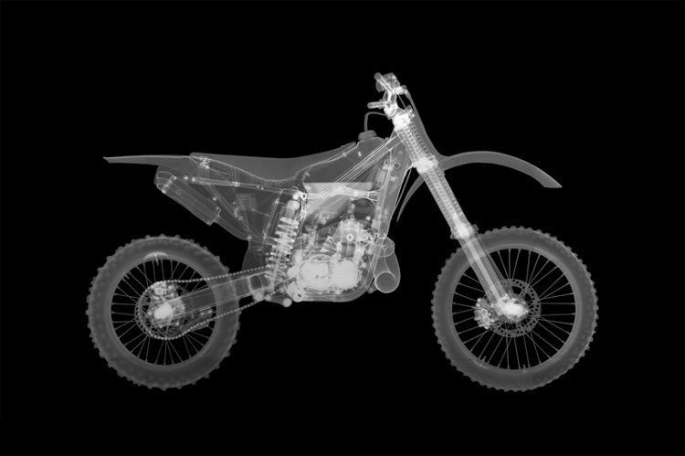 X-Ray Of An Off-Road Motorcycle