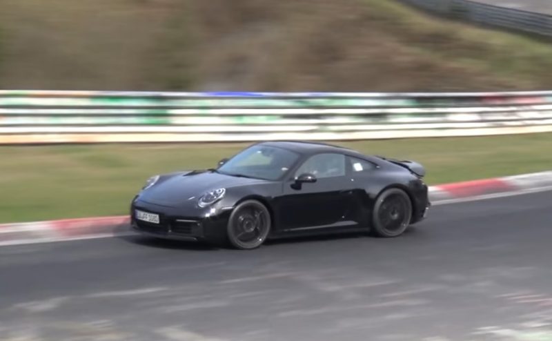 Next-gen Porsche 911 caught testing at Nürburgring