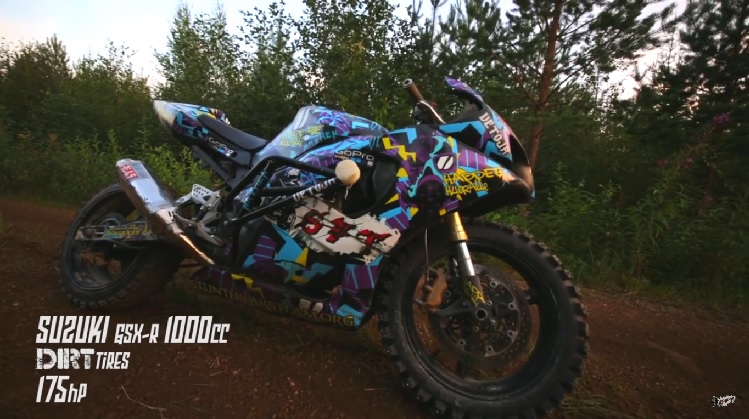 Hitting The Trails On A Dirt Bike Gsx R Conversion Video