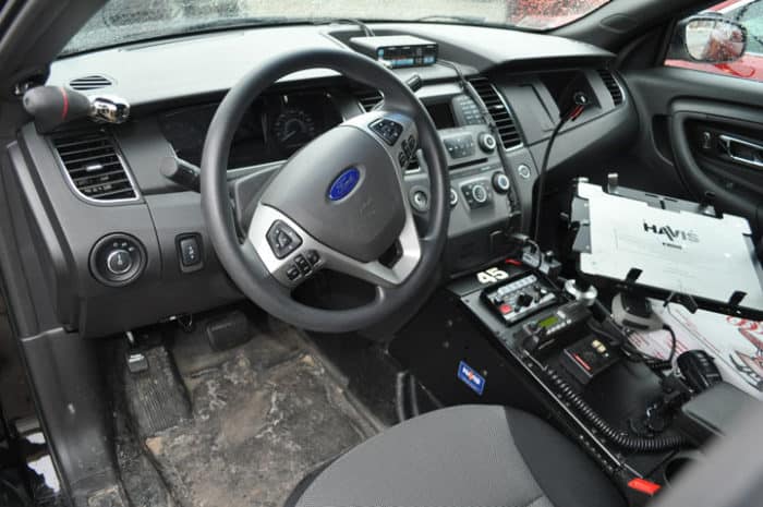 Ford Taurus Police Interior Complete With Gadgetry