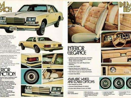 Old Buick Models - 1979 LeSabre Palm Beach Advertisement