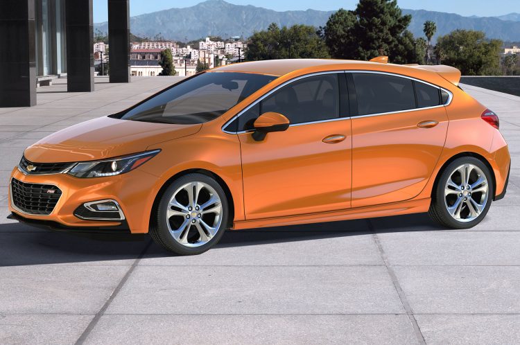 Compact Cars 2018 - Chevrolet Cruze Front 3/4