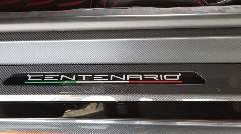 Lamborghini Centenario For Sale Kick Plate