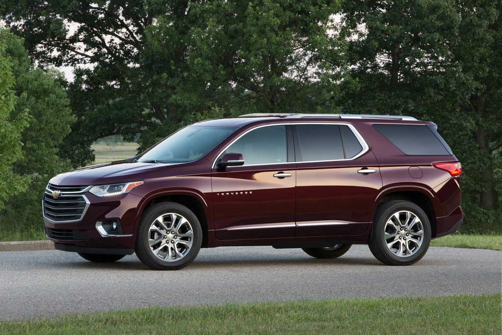 The Chevrolet Traverse is a great family Chevy SUV.