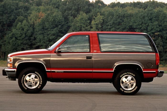 A great older Chevy SUV is the K5 Blazer.