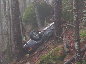 Flipped Over Stolen Porsche Discovered after 27 Years