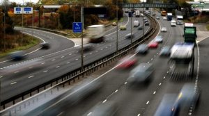 speeding traffic on highway