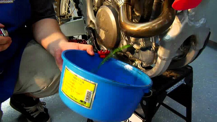 Changing Motorcycle Coolant