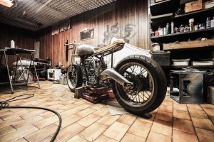 Home Motorcycle Repair - Garage