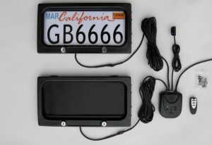 automatic licence plate cover