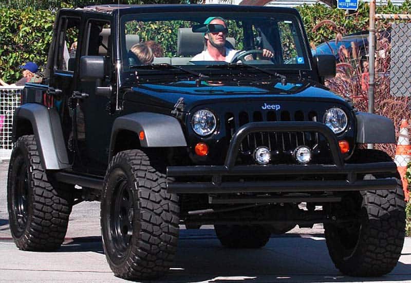 David Beckham Jeep Wrangler