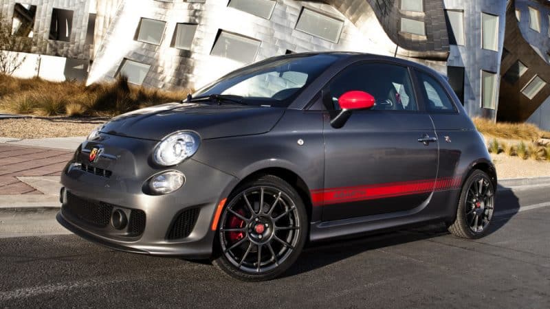 Best Small Cars 2019 - Fiat 500 Abarth 3/4 view