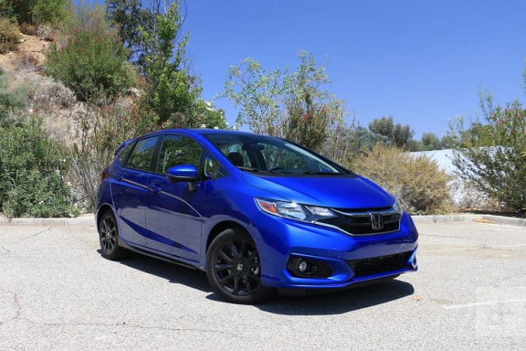 Best Small Cars 2019 - Honda Fit front 3/4 view
