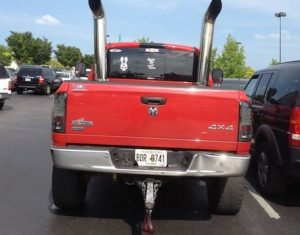 Fake Balls on Dodge Ram