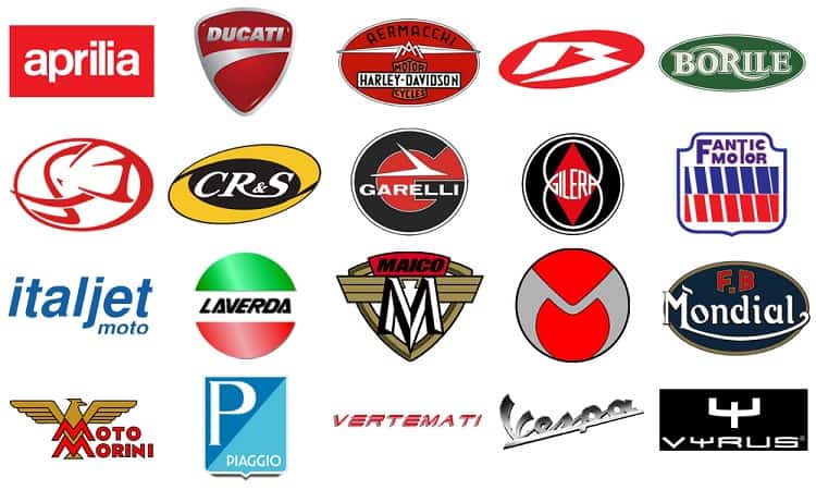Italian Motorcycles - Logos