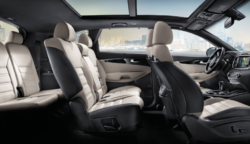 Kia Sorento interior - seating configuration