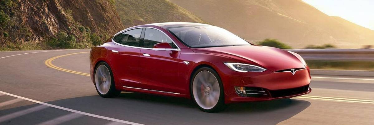 Tesla Model S - front passenger view