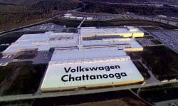 VW Plant Chattanooga - overhead view