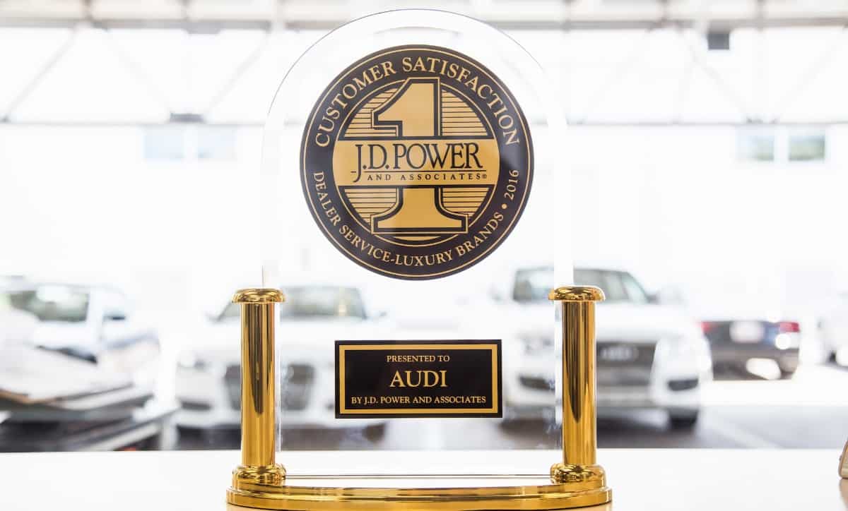 Audi customer satisfaction J.D. Power and associates