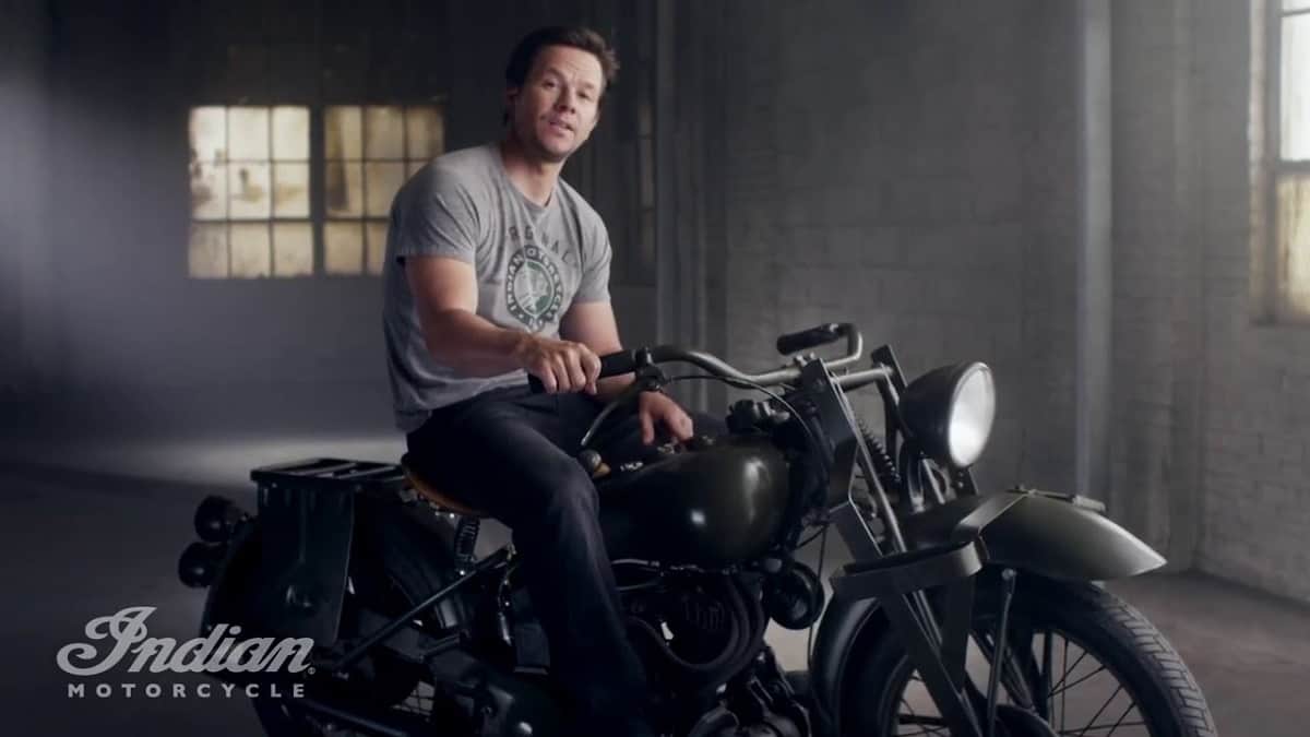 Indian Motorcycles - Mark Wahlberg