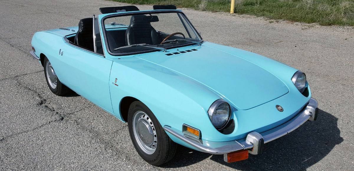 1971 Fiat 850 spider - right front view