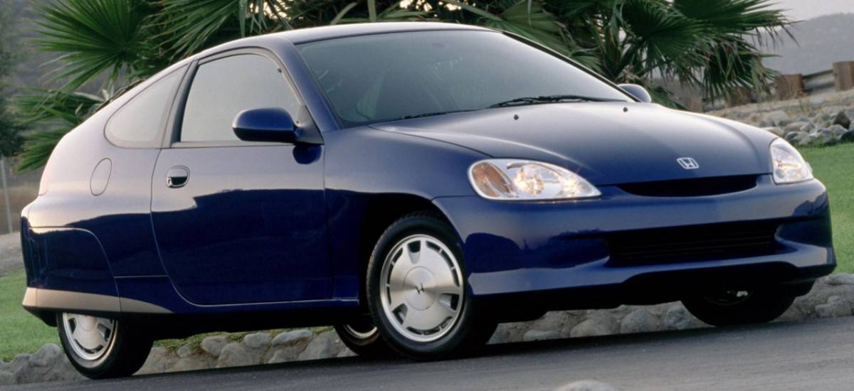 2000 Honda Insight - right front view