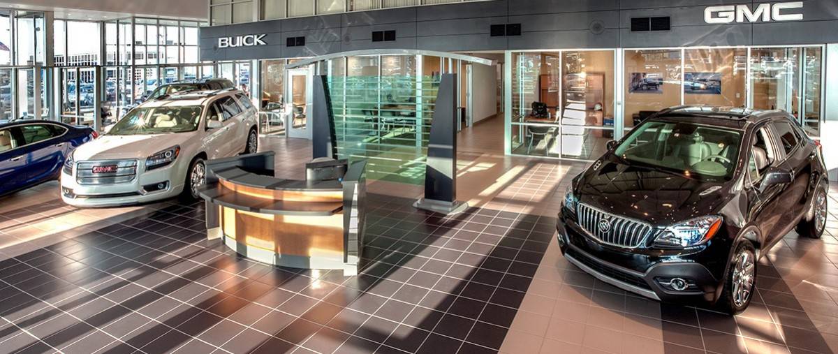 Buick dealerships - inside view