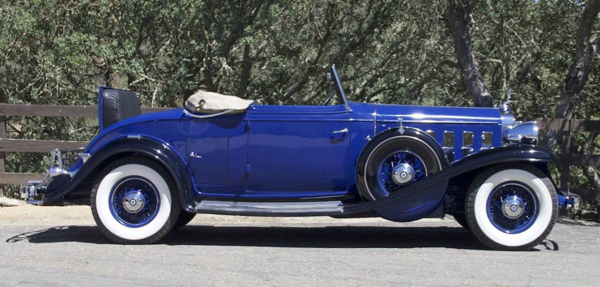 1932 Cadillac 370B Convertible Coupe - right side view
