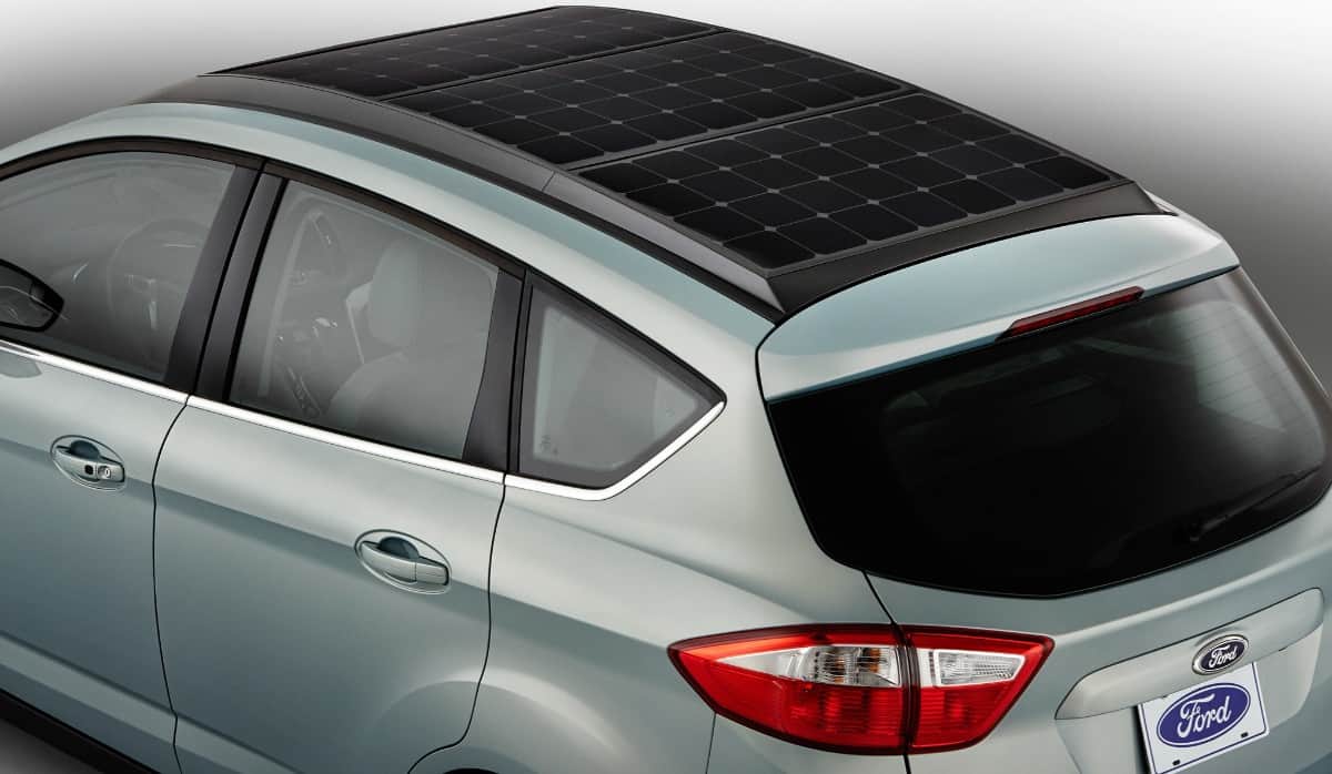 Ford solar car - top view