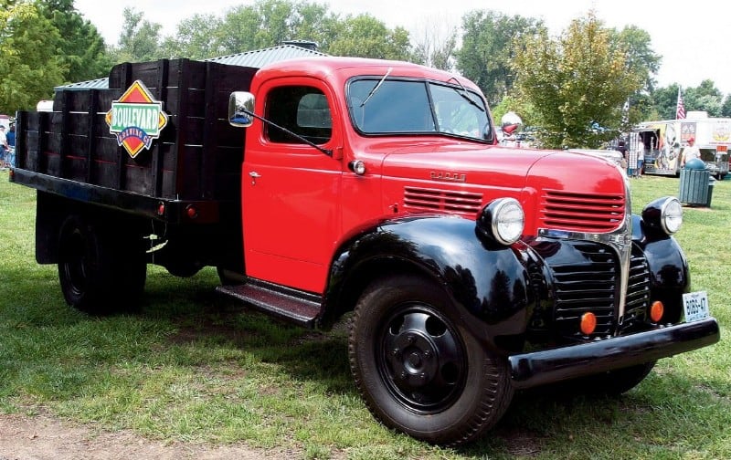 1947 Dodge Flatbed Truck - right front view
