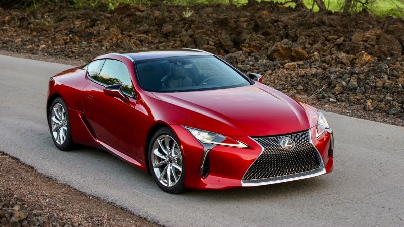 2018 Lexus LC 500 - right front view