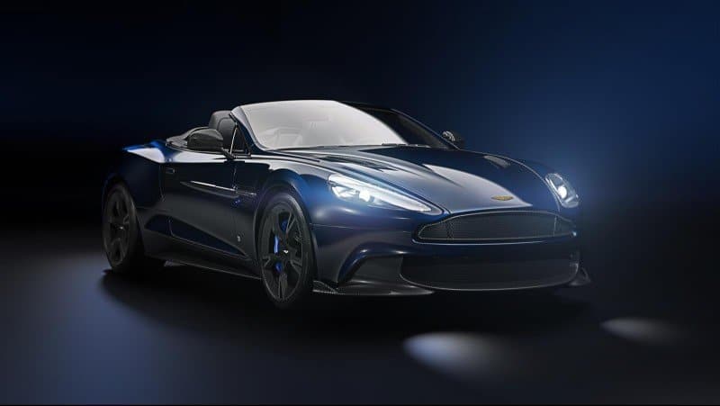 2018 Limited Edition TB12 Aston Martin Vanquish S Volante - right front view