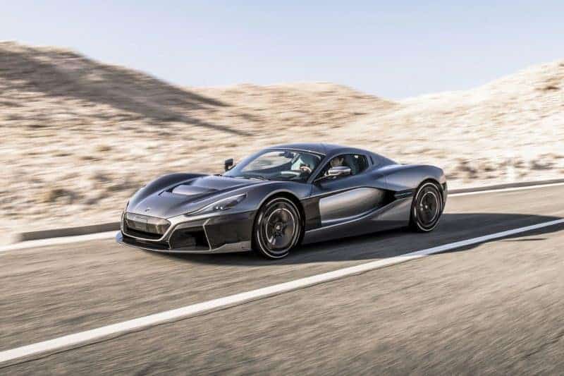2020 Rimac C_Two front 3/4 view