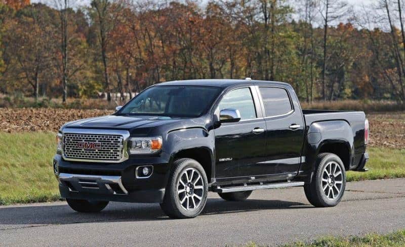 GMC Canyon front 3/4 view