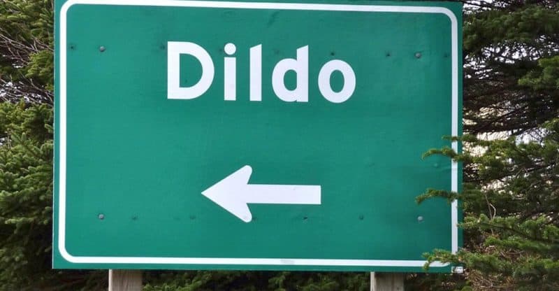 sign Dildo road