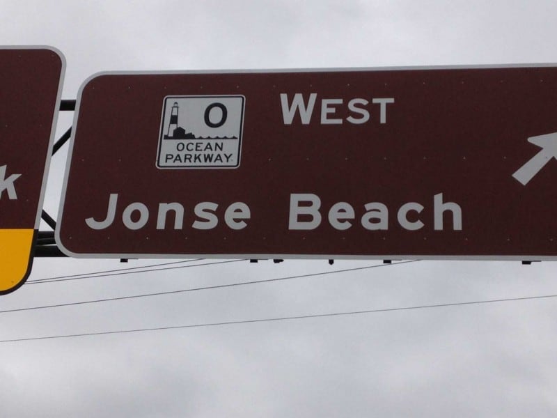 Jonse Beach funny road sign
