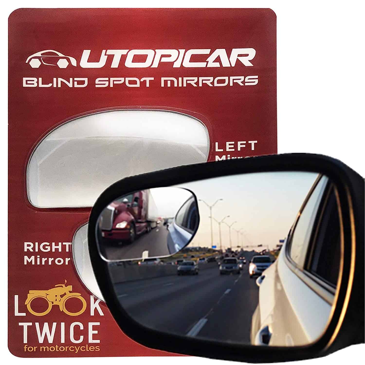 Blind Spot 180 ° Angle large miroir Shop sécurité incurvée Convexe Allée trafic 